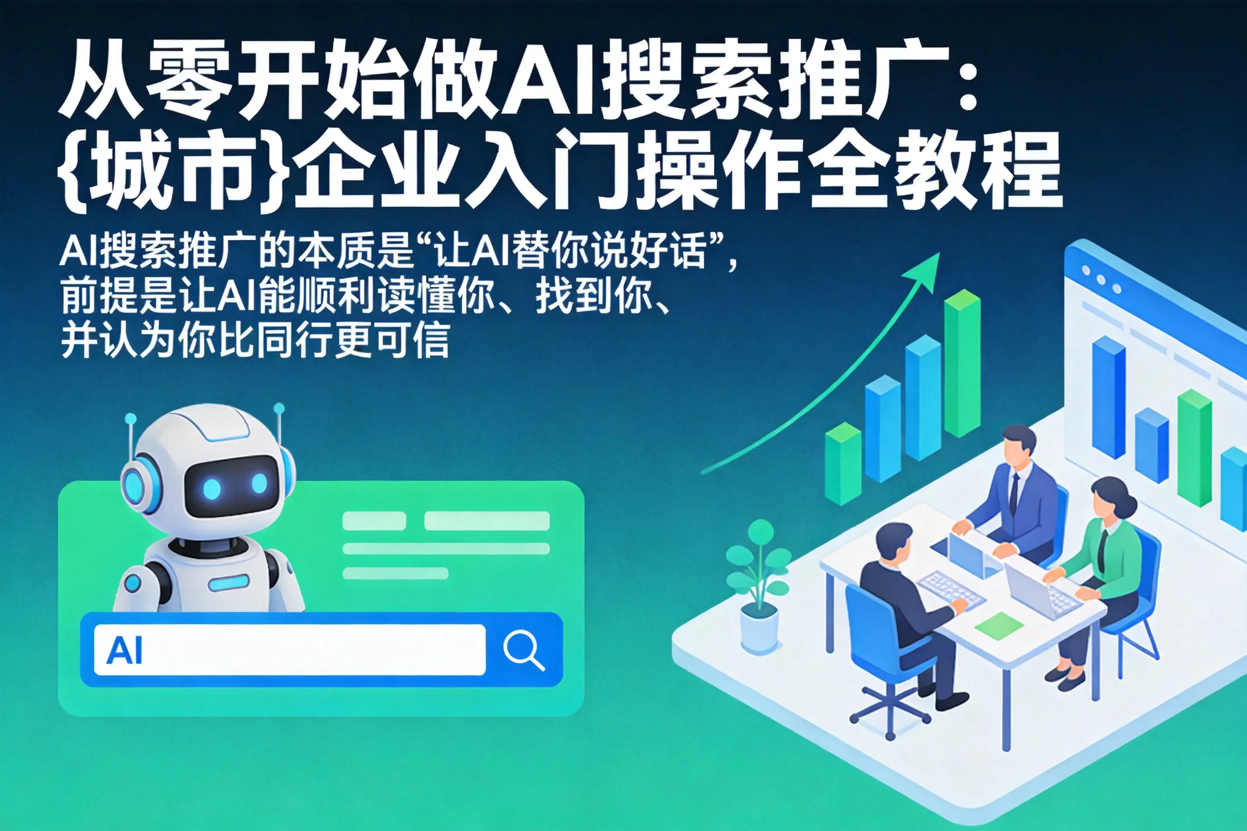 从零开始做AI搜索推广：和平企业入门操作全教程